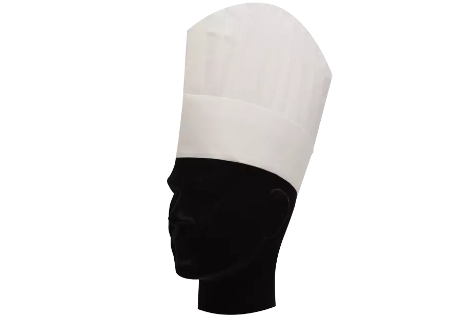 Toque - Excellent Classic - Blanc - Non tissé - 25cm