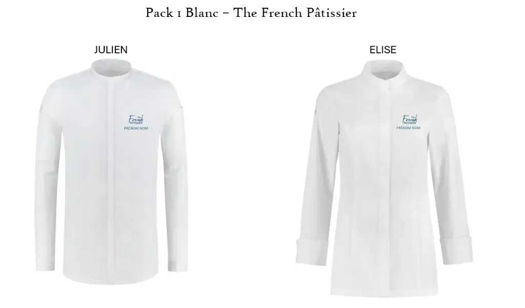 Pack 1 Blanc – The French Pâtissier 