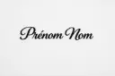 Broderie Prénom / Nom