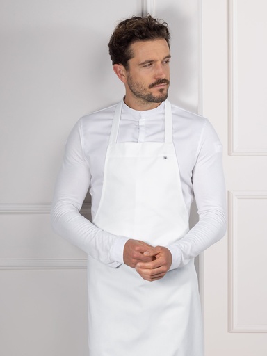 [LNC-DENVE-WHI] Tablier à Bavette Denver (Blanc)