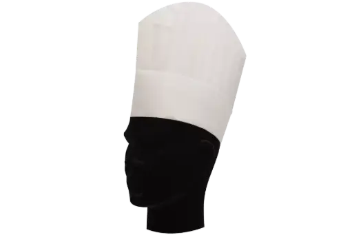 [0985] Toque - Excellent Classic - Blanc - Non tissé - 25cm
